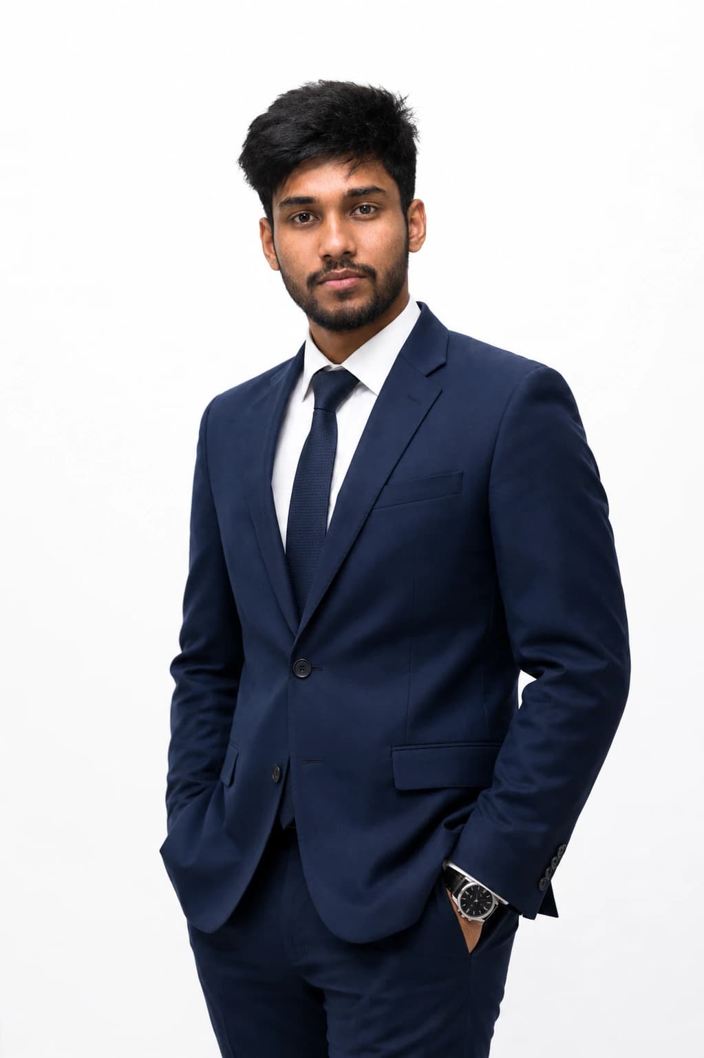 Linkedin profile image AI photo prompt example on PromptKosh