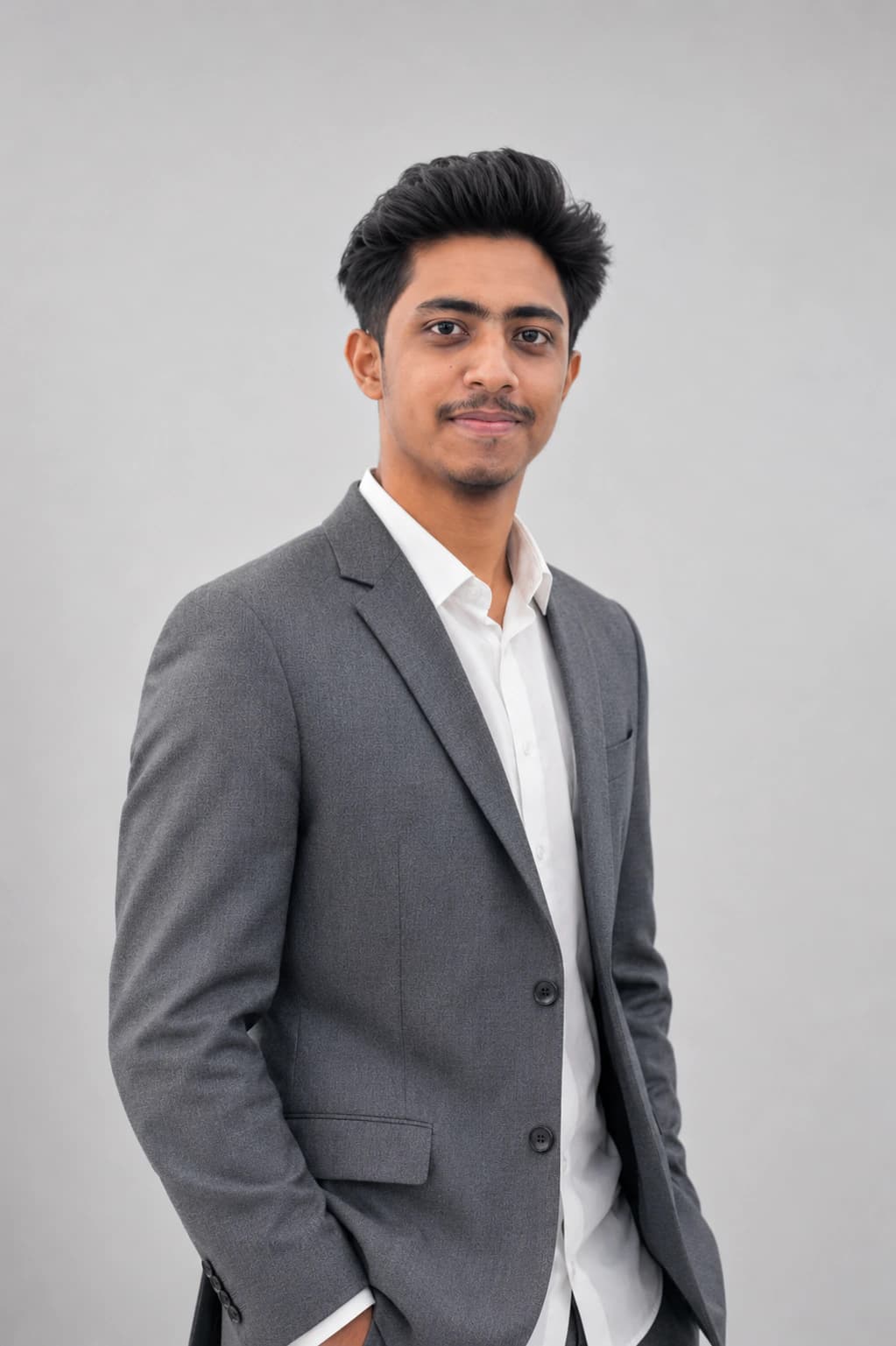 Linkedin Profile Picture AI photo prompt example on PromptKosh