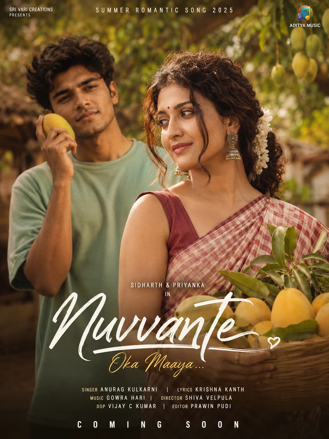 Village Romance Under Mango Trees AI photo prompt example on PromptKosh