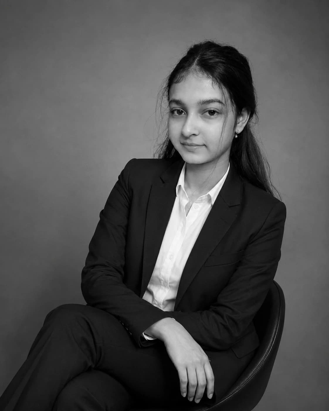 Professional AI LinkedIn headshot example for AI Professional LinkedIn Headshot Generator | Realistic Executive Studio Portrait, a PromptKosh profile photo style.