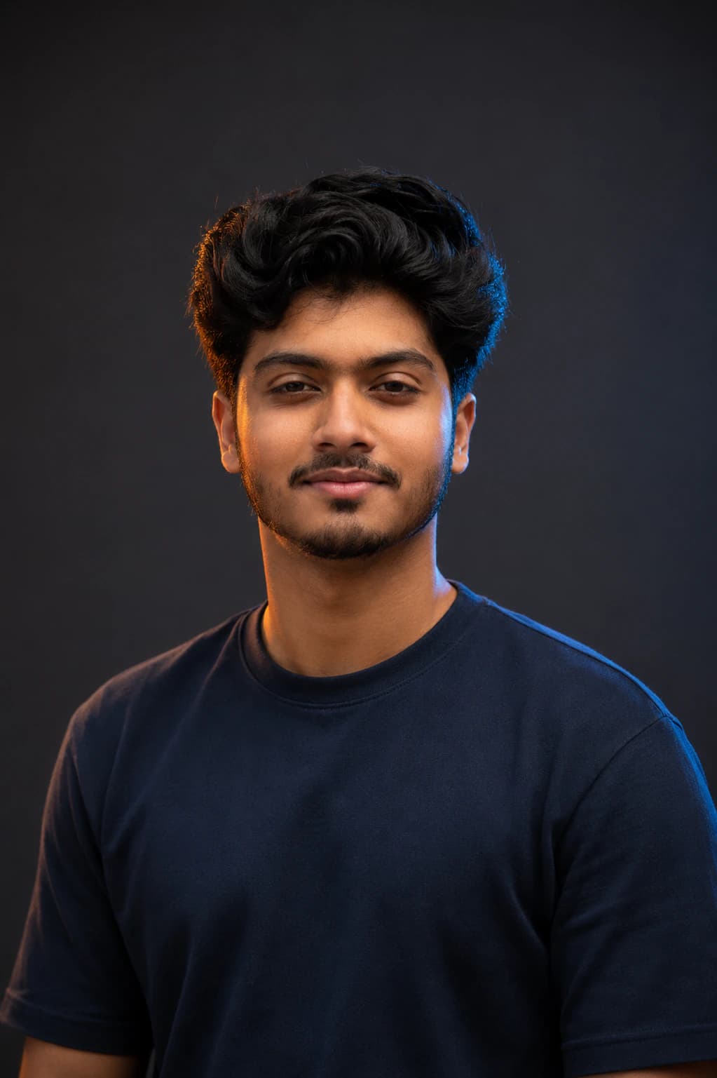 Professional AI LinkedIn headshot example for Modern Tech LinkedIn Portrait, a PromptKosh profile photo style.