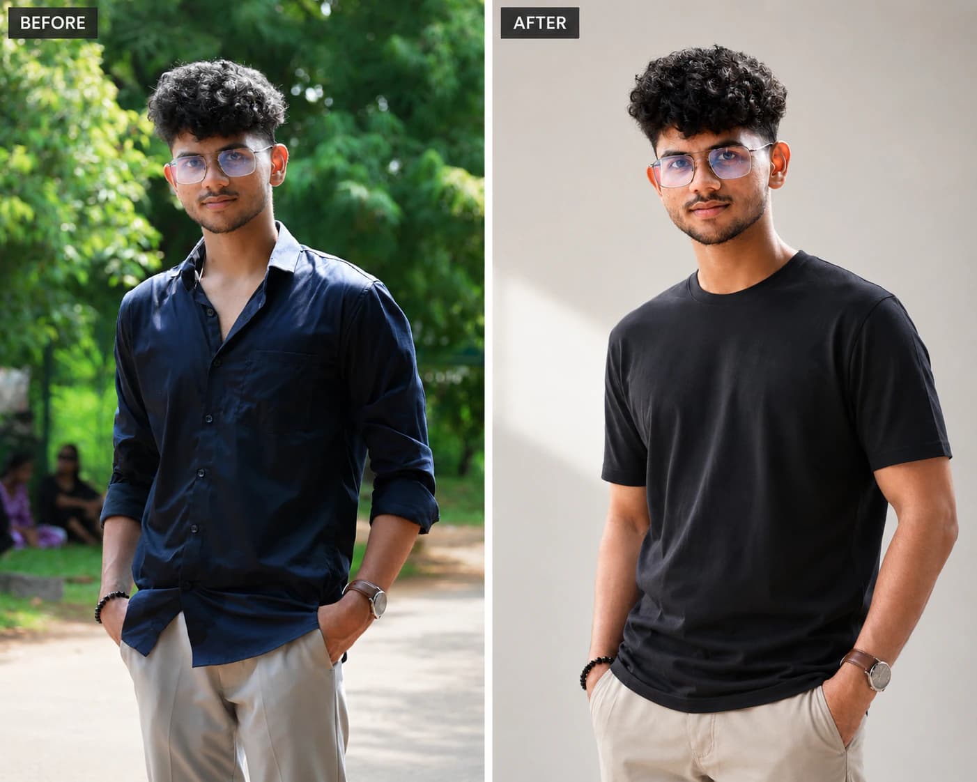 Startup Founder LinkedIn Portrait AI photo prompt example on PromptKosh