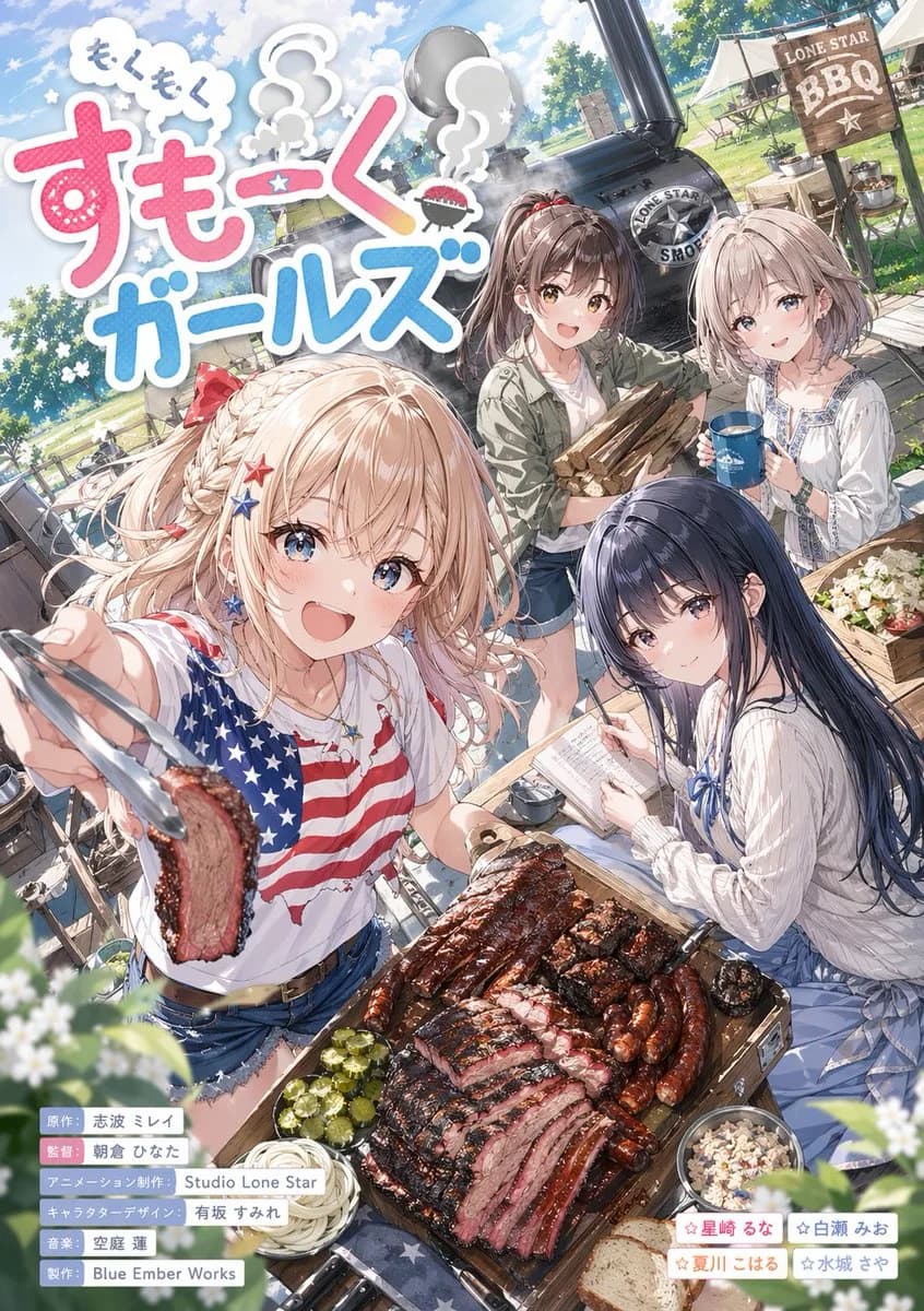 Slice-of-Life Anime Key Visual Poster AI photo prompt example on PromptKosh