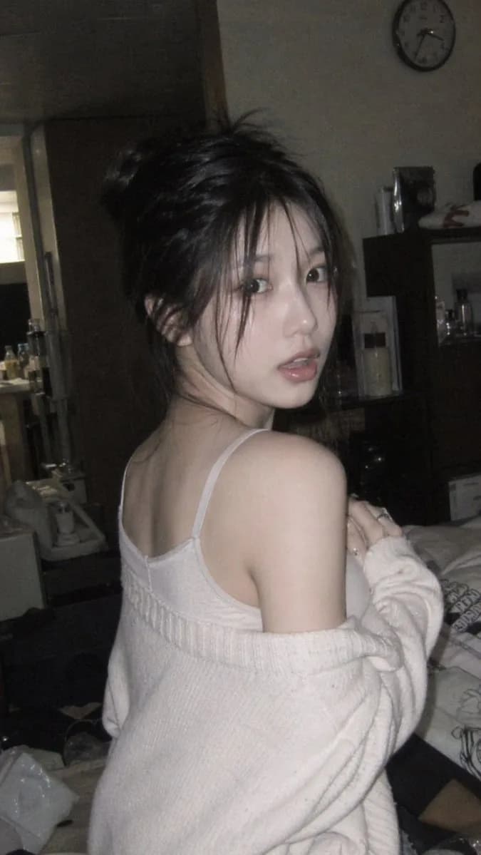 Vintage CCD Camera Flash Indoor Candid Portrait AI photo style example on PromptKosh