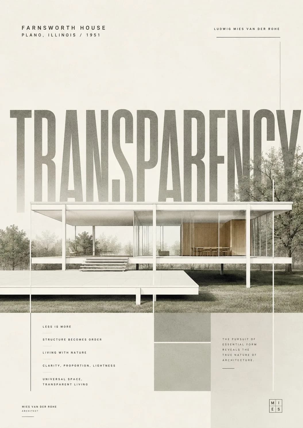 Luxury Minimalist Architectural Landmark Poster AI photo prompt example on PromptKosh