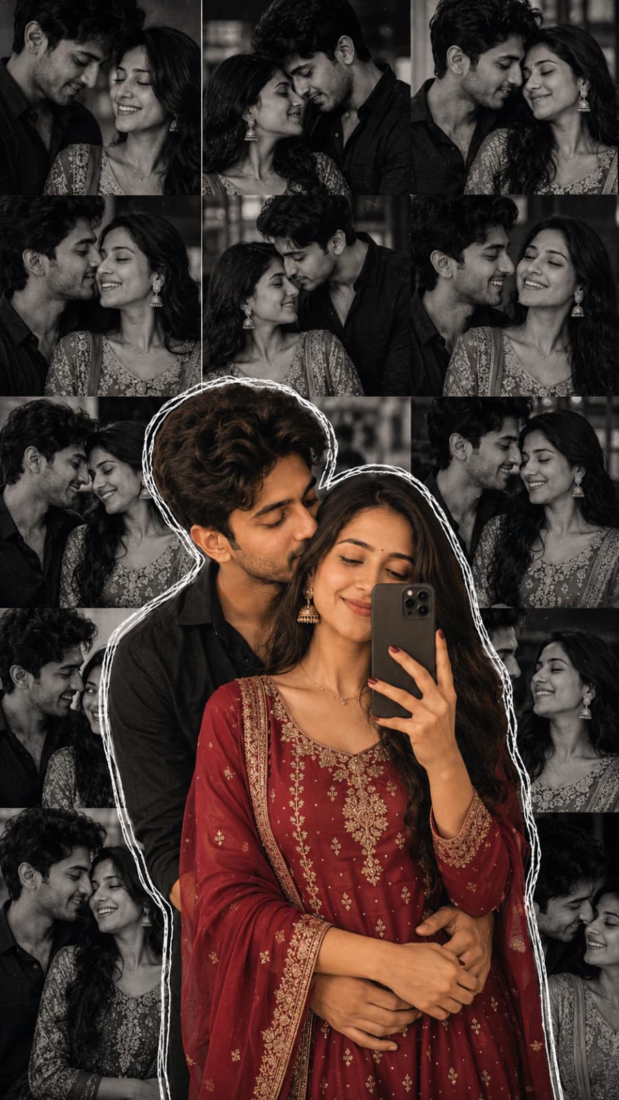 Couple dream AI photo style example on PromptKosh
